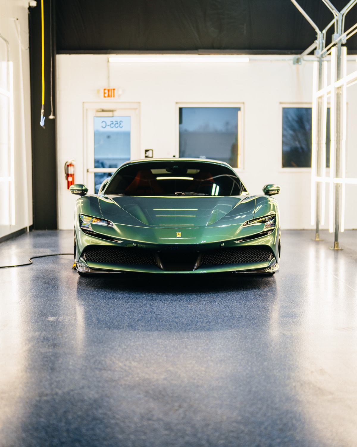 Ferrari SF90 front angle